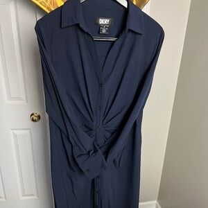 Long Sleeve Midi Shirtdress